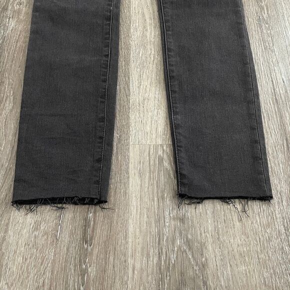 NWT Madewell 11” High-Rise Skinny Jeans in Lunar Wash Black Grey - Size: 26 - Picture 9 of 10